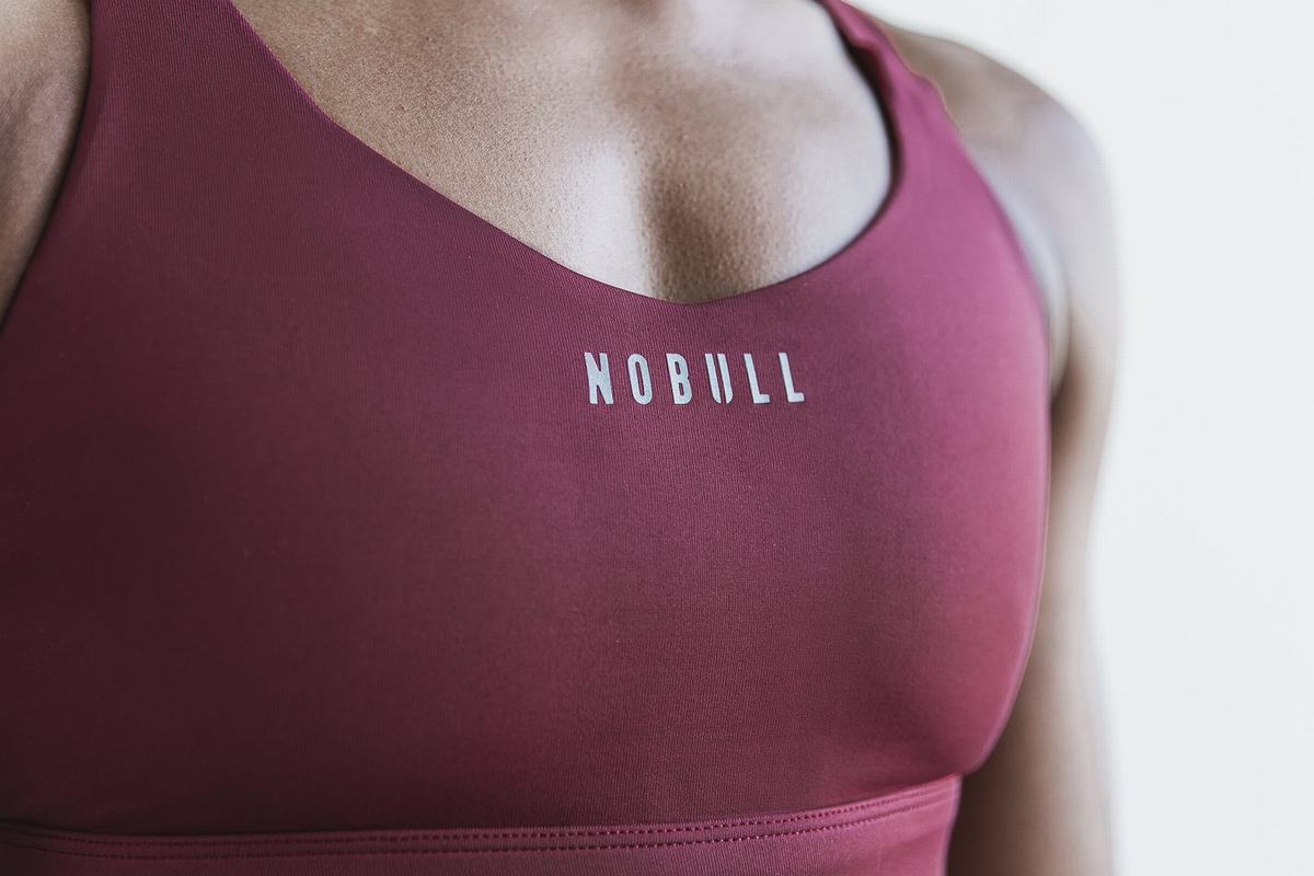 Nobull Pace Women\'s Sports Bras Navy | Australia (TI9581)